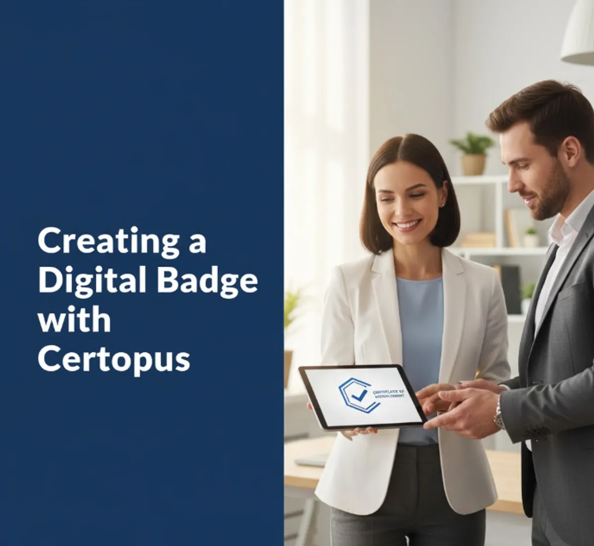 Creating a Digital Badge with Certopus